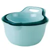 Смеша и измерения Рэйчел Рэй, меламин, измерительная чашка для смешивания и нейлон, набор посуды, 10 кусок, светло -голубой и бирюзовый