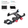 Cadres de vélo Support universel en alliage d'aluminium pour téléphone Support de guidon de moto Antidérapant Moblie Cell Clip Accessoires de vélo 230525