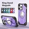 Support de bague de couverture arrière évidé étui de charge magnétique sans fil Magsafe étuis de protection anti-chute pour iPhone 14 Pro Max Plus 13 12