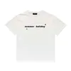 Summer white t shirt mens designer t shirt Short sleeve Fashion loose round neck cotton solid color Casual with Brand Letter high Quality Designers t-shirt sizes XS-4XL