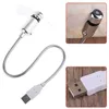 New Office Outdoor Universal Flexible USB Fan Air Cooling Cooler For Laptop Desktop PC Computer USB Charger Powerbank