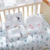 Yastık 1 PCS Yatak Bebek Yastığı Bebek Doğum Uyku Desteği İçbükey Sevimli Karikatür Yastık Anti Roll Head 230525