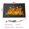 Carpets 40x22cm Electric USB Heating Pad Outdoor Office Water Cup Lunch Box Food Thermal Heated Plate Pet Insulation Thermostat Gasket