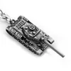 World Of Tanks Schlüsselanhänger 46G Heavy Punk Waffe 3D Tank IS Serie Schlüsselanhänger Schlüsselanhänger Ringe für Männer Autohalter Schlüssel