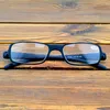 Sonnenbrille Business Rechteck Schwarzer Rahmen Vollrandbrille Einfacher Stil Lesebrille 0,75 bis 4 Sonnenbrillen