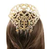 Autres accessoires de mode Acétique Peignes à cheveux haut de gamme Fleur sculptée Accessoires pour cheveux pour dames Écaille de tortue marron blanc Bijoux de mode de mariage Entier J230525