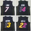 Jimmy Butler 22 Stitched Basketball Jerseys 2023 Finals Bam Adebayo 13 Tyler Herro 14 Team Shirt Wear All Stitched Red Black White Blue Yellow Pink For Sport Fans High