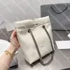 Fashion Crush Tote Designer Trash Bag Hoge capaciteit Zwarte emmertas voor vrouwen klassieke letter schoudertassen Crossbody handtas