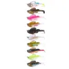 Baits Lures 1pcs silicone dark sleep rocking device fishing 14g sinking soft bait clip swimming pool shadow for bass hunting P230525