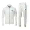 Sportswear Men's Mode Brand Logo Jacket Tracksuits Set Spring en Autumn Casual Hoodie + Pants Men Suit Sport Tweedelig Di_Girl