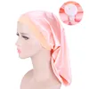 New Women Adjustable Extra Large Shower Cap With Button Head Cover Bonnet Sleep Cap Braids Reusable Waterproof Curly Hair Black