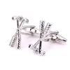 Cuff Links C-MAN Luxury Silver Golf Shirt Men's Brand Cufflinks cool G220525