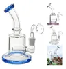 Heady Bril Dab Rigs Recycler Bong Waterpijpen Glazen Bubbler Waterpijpen Roken Waterpijpbeker Dab Rig Smoke met 14mm banger