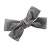 Accessori per capelli 12pcs Cute Velvet Bows Clip all'ingrosso per ragazze adolescenti bambini