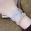 Polshorloges Klassieke sterrenhemel Diamant Dames kijken Luxe kristallen roestvrij staal Fashion Ladies Watches Brand Bracelet Waterdichte kwarts
