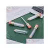 Emballage Bouteilles En Gros Crayon En Forme De Brillant À Lèvres Transparent Tubes En Plastique Tube Vide Baume Lipgloss Rechargeable Drop Delivery Office Schoo Dhzi9