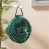 New USB Rechargeable Mini Fan 360 Rotation 3 Gears Ceiling Fan Table Desk Fan Portable Hanging Fan for Camping Tent Outdoor Home