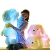 Bambole peluche 50 cm Creative Light Up Led Dog Animali di peluche Luminio Peluga Peluga Cuscini luminosi colorati Regali di Natale per bambini 230525
