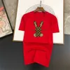 Hommes Hommes Mode T Chemise D'été t Designer Femmes Marque Coton T-shirt De Luxe Lapin Alphabet Imprimer Sports Quotidien Loisirs Surdimensionné À Manches Courtes O-cou Vêtements