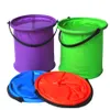 Beach Sand Play Bucket Toy Folding Collapsible Bucket Gardening Tool Outdoor Sand Pool Play Tool Toy Kids Summer Favor 6 Colors