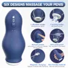 Massager zabawki seksu męskie masturbacja kubek Ssanie wibracje męskie kubki samolotów masturbator rozszerzenie ćwiczeń 868861590