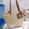 роскошные сумки летние тканые сумки через плечо Raffias сумки для покупок высшего качества дизайнерская сумка женские кожаные тканые сумки-тоут сумки на ремне сумки для выходных дорожная сумка