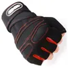 Cykelhandskar män Gym Viktlyftning Bodybuilding Training Fitness Fingerless Half Finger Nonslip Wrist Support 230525