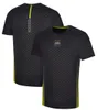 2023 nova camiseta do piloto de f1 fórmula 1 equipe verde dos homens camisetas verão esportes marca corrida casual manga curta unisex camiseta