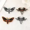 Medaillons 16 Stück Todesmotte Halloween Memento Acryl Charms Schmetterling Anhänger für Ohrring Halskette DIY Herstellung 230612