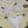 Kadın tasarımcı bikini mayo moda mektubu baskı bikini kısa set tangs moda sutyen plaj partisi seksi push up bandaj mayo yüzme giyim s-xl su sporları