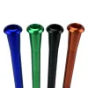 Coloré Fumer En Aluminium Portable Herbe Sèche Tabac Pipe À Eau Filtre Bong Vers Le Bas Tige Amovible Réglable Bong DownStem Bol Narguilé