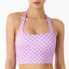 Yoga-Outfit, Damen-Weste, Sport-BHs in Übergröße mit Aufdruck, hohe Unterstützung, Fitnessstudio-Unterwäsche, schönes Rücken-Fitness-Neckholder-Top für Damen, NCLAGEN