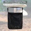 Storage Bags 45cm Mushroom Foraging Bag - Breathable Harvesting Fruits Picking Mesh Adjustable Apron Pouch For OutdStorage