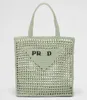 Tote Bag Designer Beach Fashion Mesh Hollow Woven for Summer Straw Black Apricot Summer Woven Vacation Large Capacity Shopping Bag