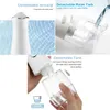 Andere mondhygiëne 5 Modi Orale Irrigator USB Oplaadbaar water Floss draagbaar tandheelkundig water flosser jet 300 ml irrigator tandheelkundige tanden reiniger6 jet 230524