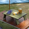 Camp Furniture Outdoor Ultra -light Portable Mini Aluminum Alloy Tables Super Small Folding Casual Table Tent Camper Tea