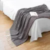 Couvertures imprimé géométrique couverture noir blanc lit jette doux canapé canapé confortable chaud en peluche cadeau pour fille maman chambre décor