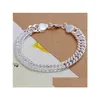 Chain Camarão Torneira de fivela de fivela link Surling Sier Bracelets 8 peças estilo misto gtb27 modelos de moda