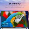 HDMI kompatybilny z HDMI 2,1 Optyczny sznur światłowodowy 2 1 8K 60 Hz 4K 120 Hz 48 Gbps 144 Hz EARC Dynamiczny HDCP HDCP dla konsoli gier Laptopa HD TV TV