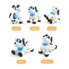 電気/RC動物インテリジェントリモート音声コントロールプログラミングスタントロボット犬のおもちゃコントロールプログラム可能なタッチセンス音楽ダンストイホワイト230525