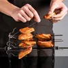 Narzędzia 1set Grill z kurczaka na piekarnik piekarnikowy stal nierdzewna BBQ Kebab klatka rotisserie szaszłyka