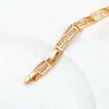 Link Bracelets XP Schmuck -(19 cm x 6 mm) Watch for Men Fashion Gold plattiert 18 K