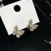 Pendentif colliers mode coréenne papillon strass boucles d'oreilles collier haut de gamme lumière luxe Zircon clavicule chaîne bijoux