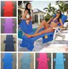 215 * 75 CM capas de cadeira de praia festa de verão espreguiçadeira de veludo duplo Capas de cadeiras de praia toalha de praia Blanketl T2I5096