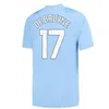 Haaland 23 24 Soccer Jerseys de Bruyne Phillips Manchesters 2023 2024 Home Away Third Fans Player Cities Grealish Sterling Foden voetbalshirt Men Kids Kit