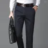 Men's Pants British Style Men High Quality Casual Pant Design Slim Trousers Formal Office Social Wedding Party Dress Suit