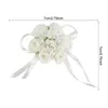 Dekorative Blumen 2 Stück Rose Handgelenk Corsage Armband Brautjungfer Schwestern Hand Hochzeit Zubehör Party Dekor künstlich