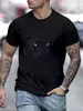 T-shirt da uomo T-shirt T-shirt Grafica Animali Girocollo Verde Blu Viola Giallo Marrone Stampa 3D Taglie forti Casual Quotidiano Manica corta Abbigliamento Abbigliamento Basic Designer Vestibilità slim