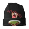 Berets Cartoon Taz Anime Bonnet Hats Hip Hop Knit Hat For Men Women Winter Warm Tasmanian Devil Skullies Beanies Caps