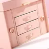 Aufbewahrungsboxen Große leere Make-up-Boxen Frauen Schublade Mehrschichtige Box Schmuck Organizer Rangement Organisation Home